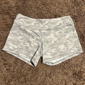 Born primitive Light Gray Camouflage Athletic Shorts